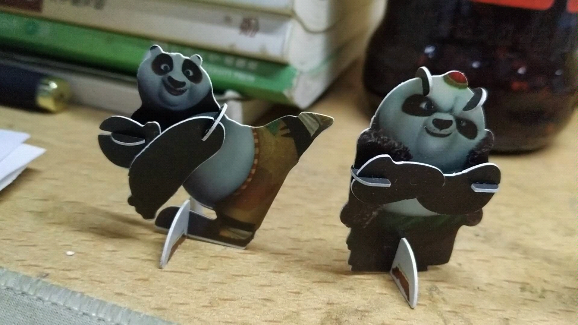 【功夫熊猫】吃方便面集卡片,16张卡不同片换一箱