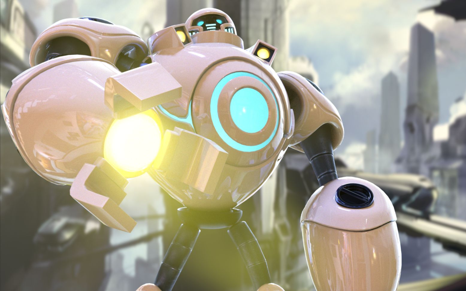 英雄联盟lol苹果机器人制作 【使用软件:houdini sp nuke maya】_哔哩