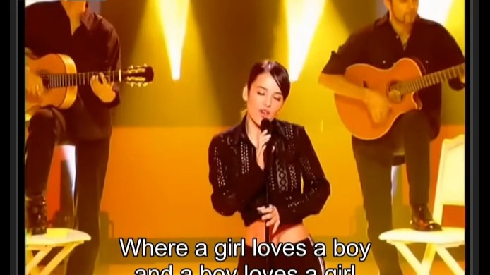 alizée 翻唱的 la isla bonita