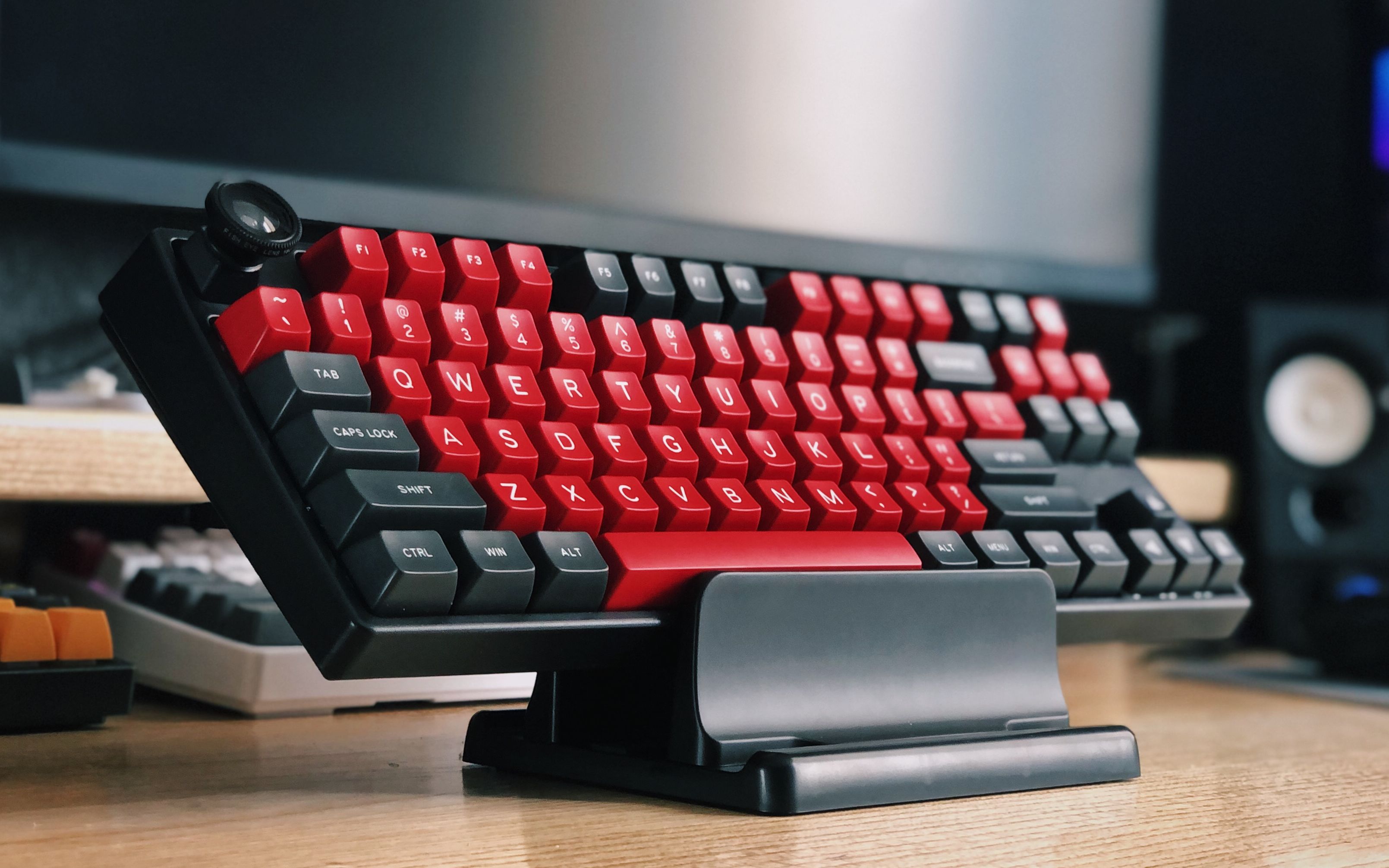 机械键盘太吵试试静音轴吧高特静音白轴rk987套件