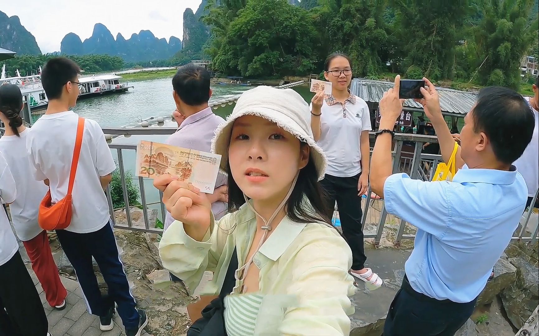 韩国小姐姐的广西桂林之旅:从仁川到山水间的奇妙经历哔哩哔哩bilibili