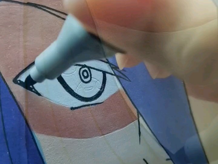 东方月初————绘画过程