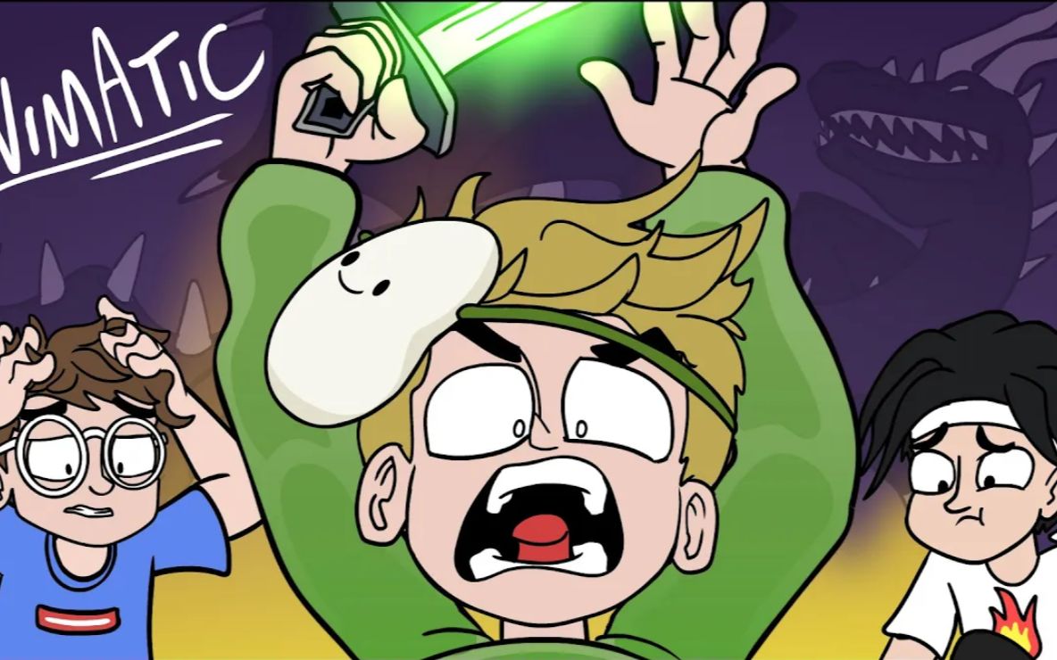 【minecraft dream动画】对抗4个猎人(重赛)_哔哩哔哩_bilibili