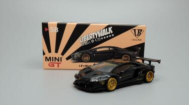 MINIGT 57 58 LB Works Lamborghini 2台セット Mini GT 57-58 LB Works Lamborghini Aventador_哔哩哔哩_bilibili
