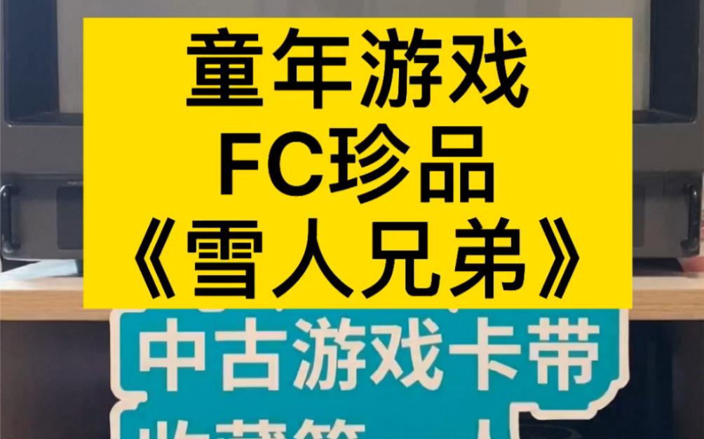 童年游戏 FC 珍品 《雪人兄弟》单机游戏热门视频