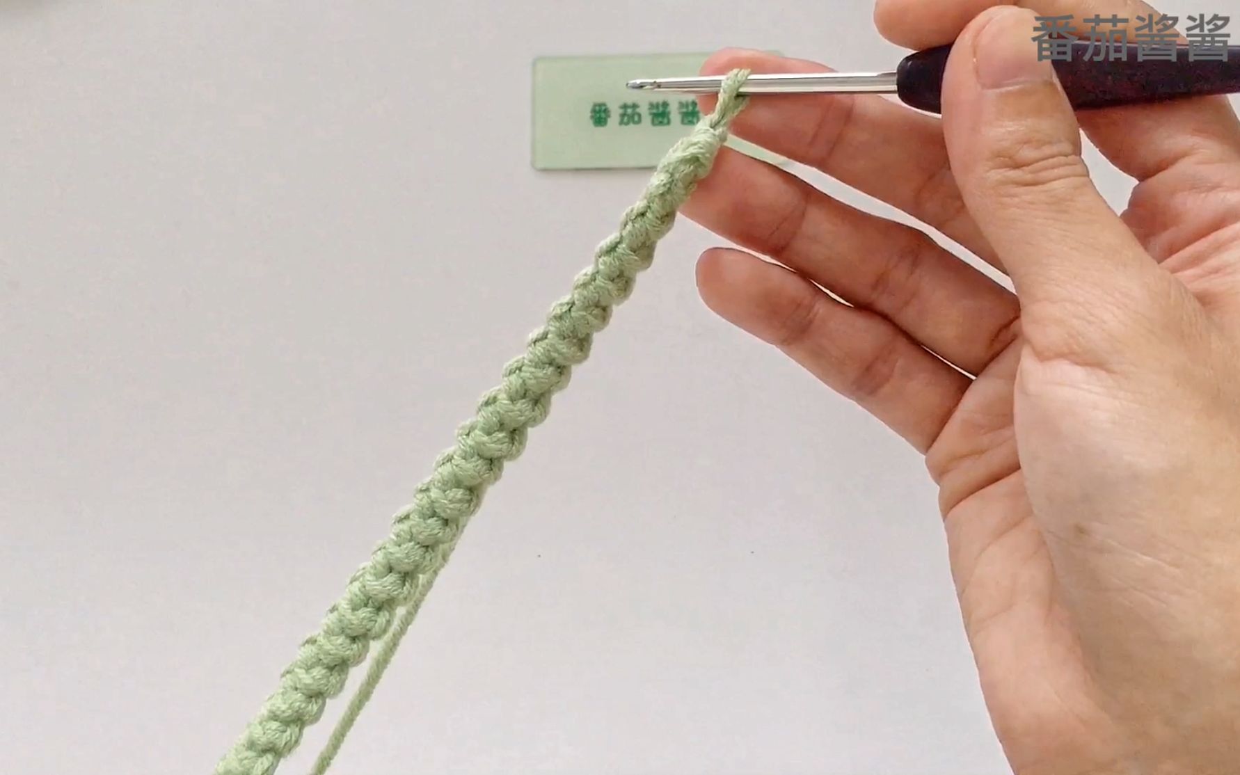 包带虾辫的钩法,简单易学,弹力小不易变形