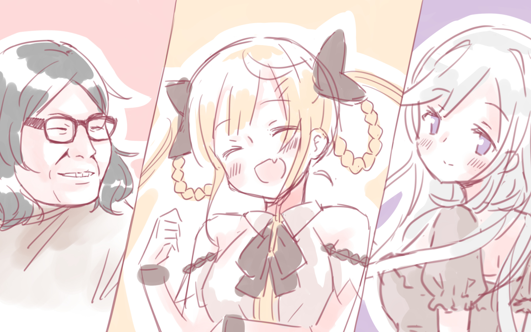 手书诗岸原创全员娘化变为少女漫的杰哥不要