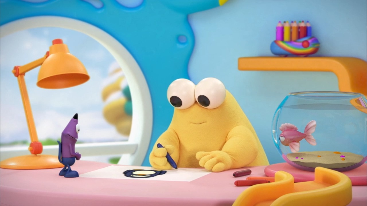 嘟乐的神奇画笔 英文版 第01集 滑雪冠军