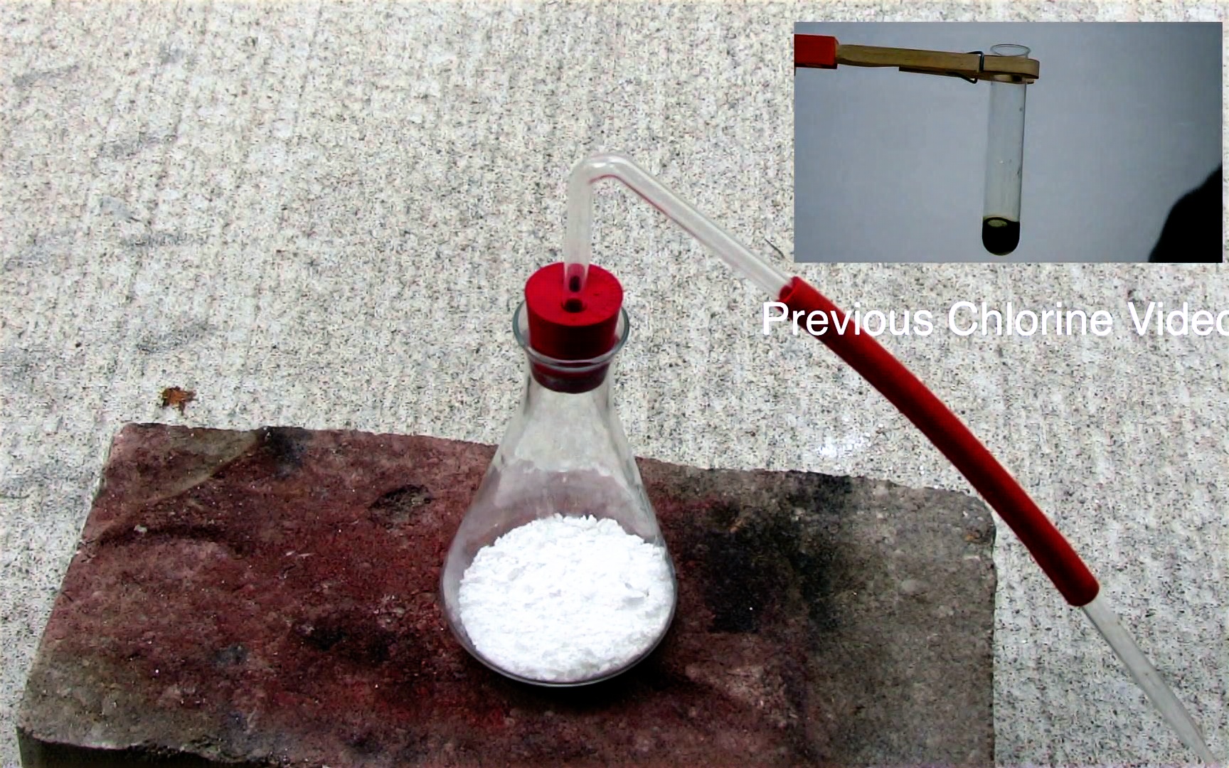 如何制造纯净氯气 how to make pure chlorine gas_哔哩哔哩 (゜-゜)