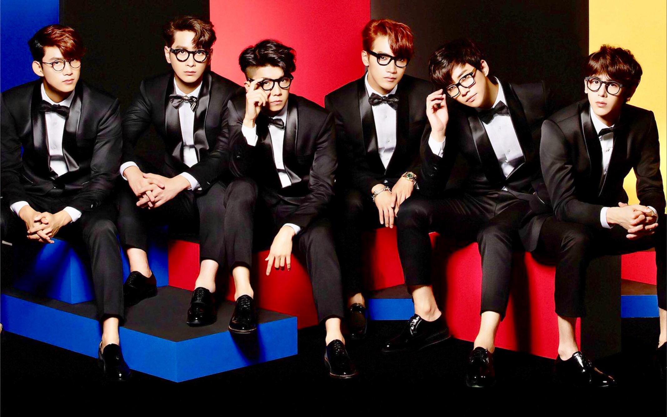 【2pm】heartbeat & 一天到晚只想着你 sbs歌谣大战 13/12/29_哔哩