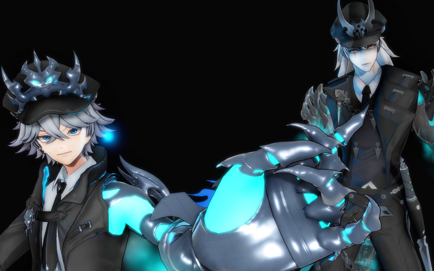 【非人学园mmd/渲染测试】青龙白虎万圣皮/风雷齐喑/冥火薄天——光线