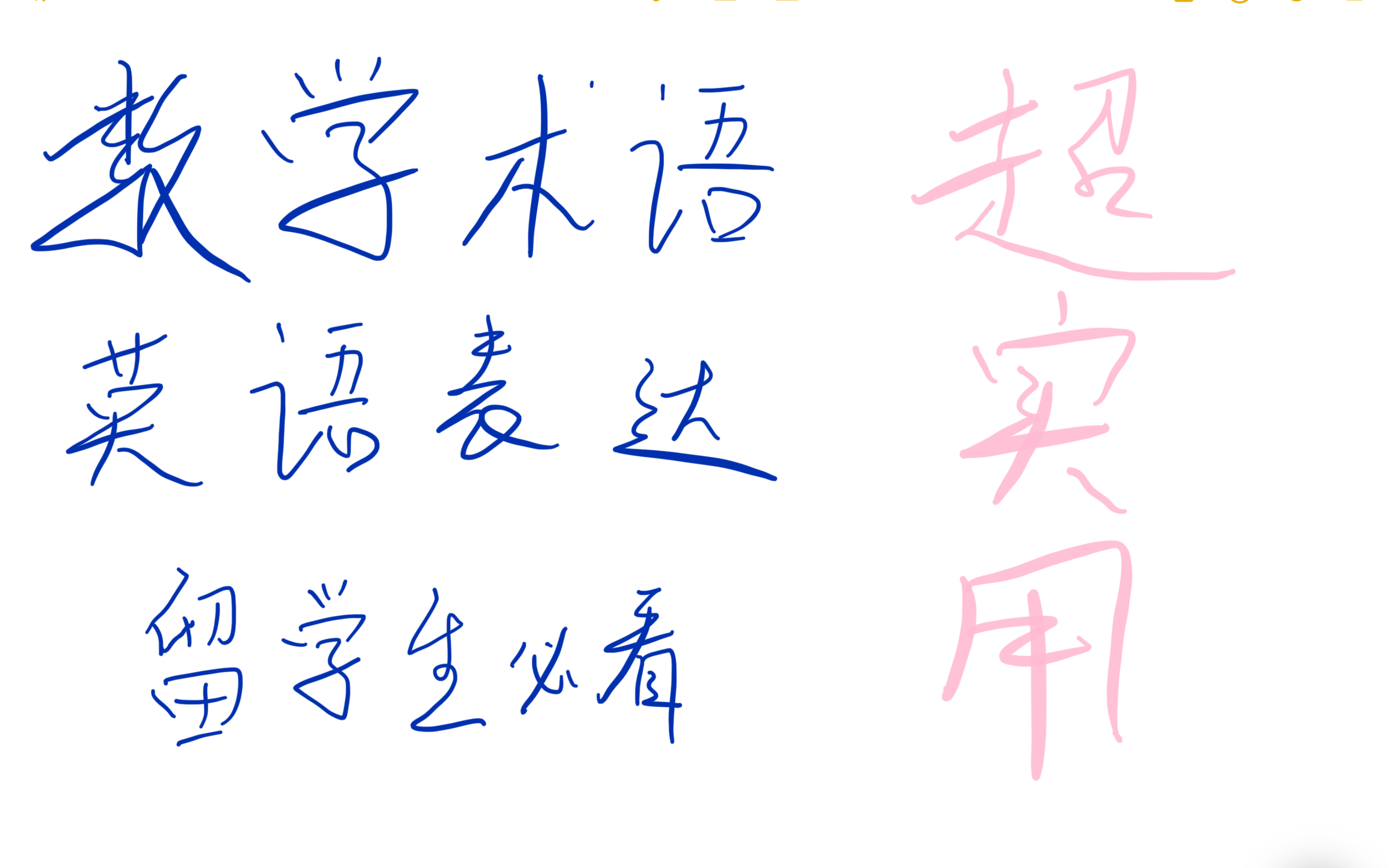 「留学数学术语英语/口语表达」 让你在国外的数学课上绽放属于你的光芒哔哩哔哩bilibili