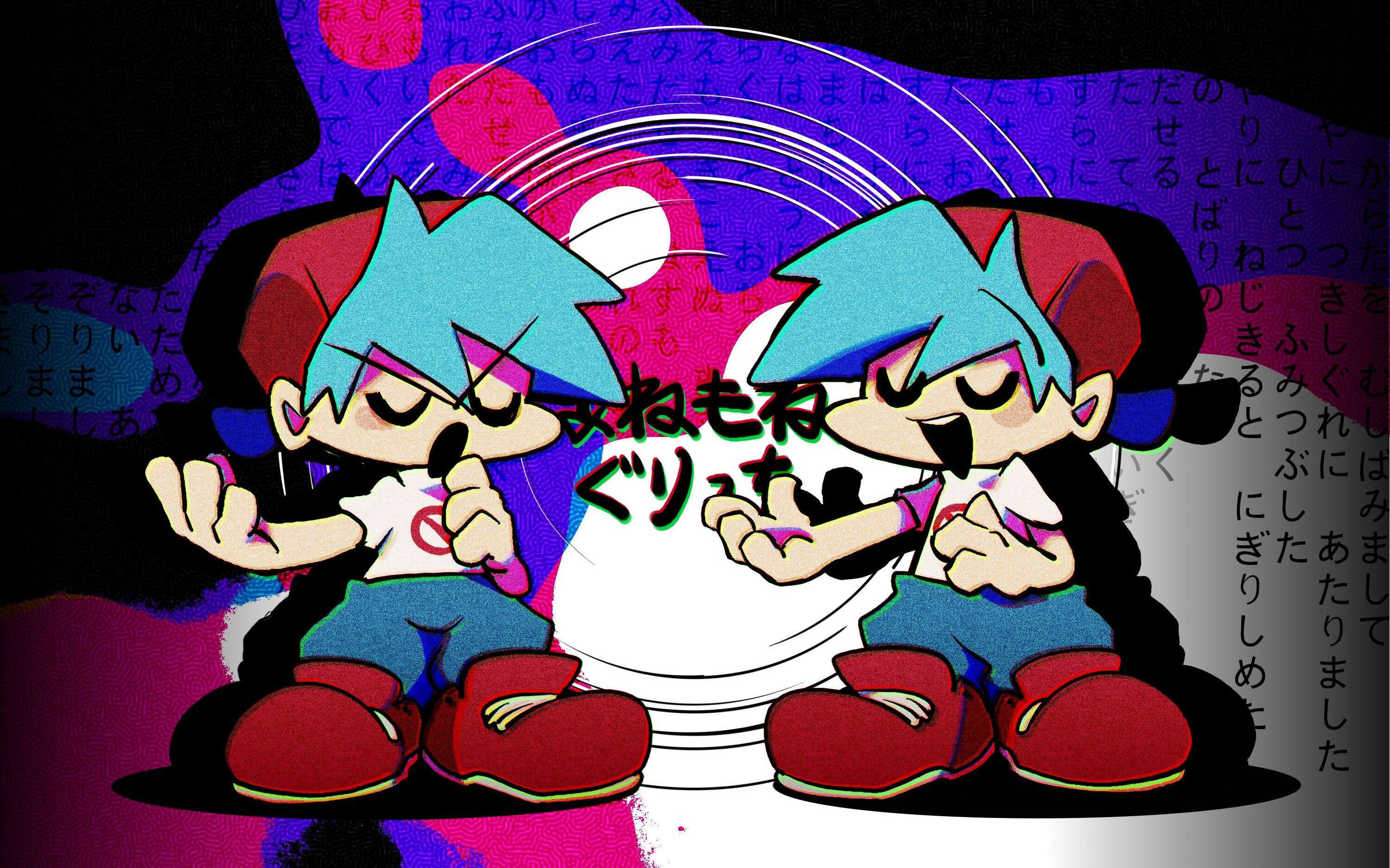 【fnf boyfriend】银莲花差错(あねもねぐりっち)- とりぴよ(utau