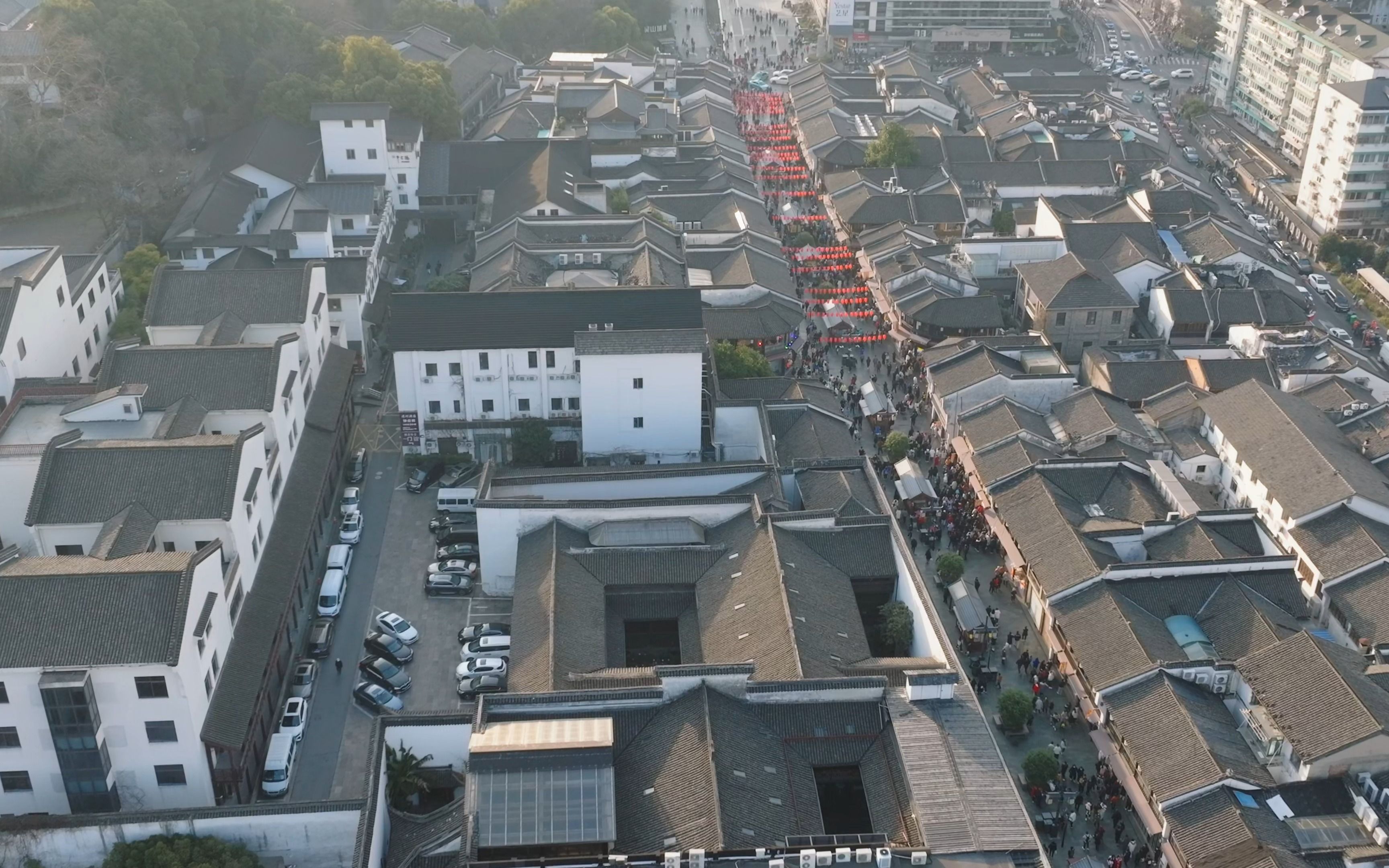 【4k60】杭州清河坊步行街 御3航拍成片