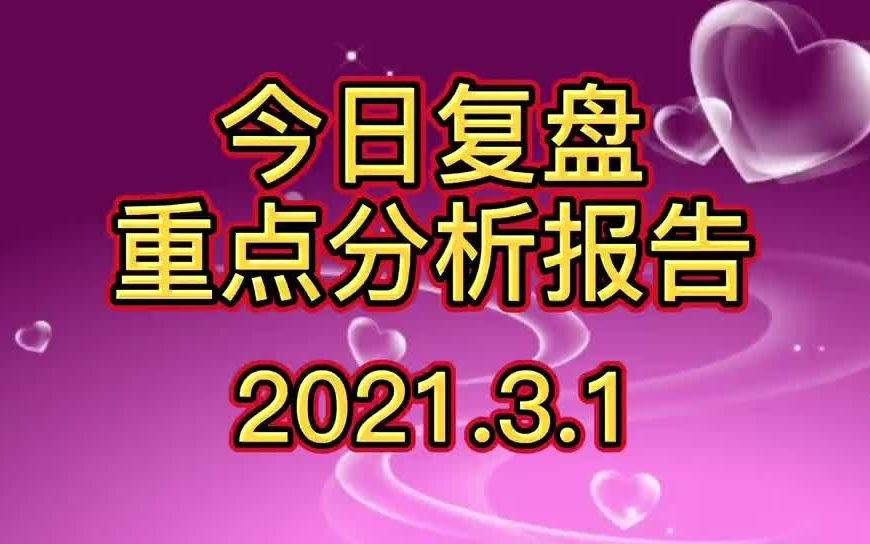 3月1日复盘大盘北向资金流向主力资金流向热点板块分析哔哩哔哩bilibili