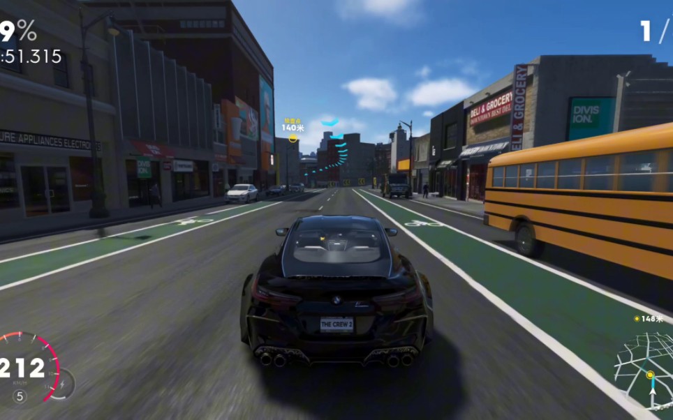 飙酷车神2 sr里最喜欢的就是这辆宝马m8