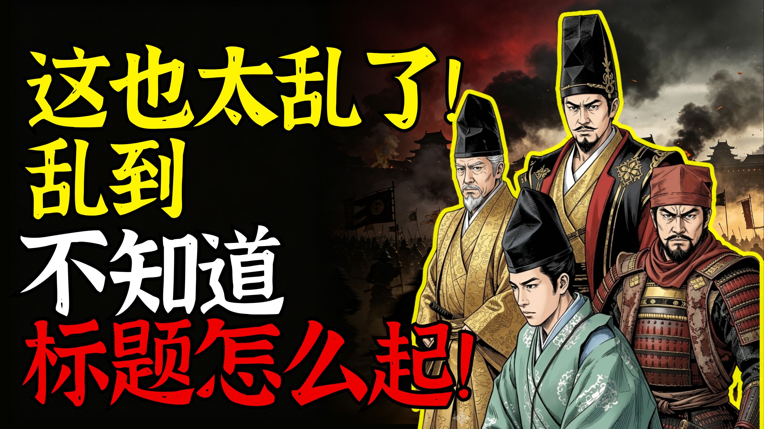 这也太乱了！乱到我不知道标题要怎么起！日本战国前期/室町时代末期【次元日本史29】