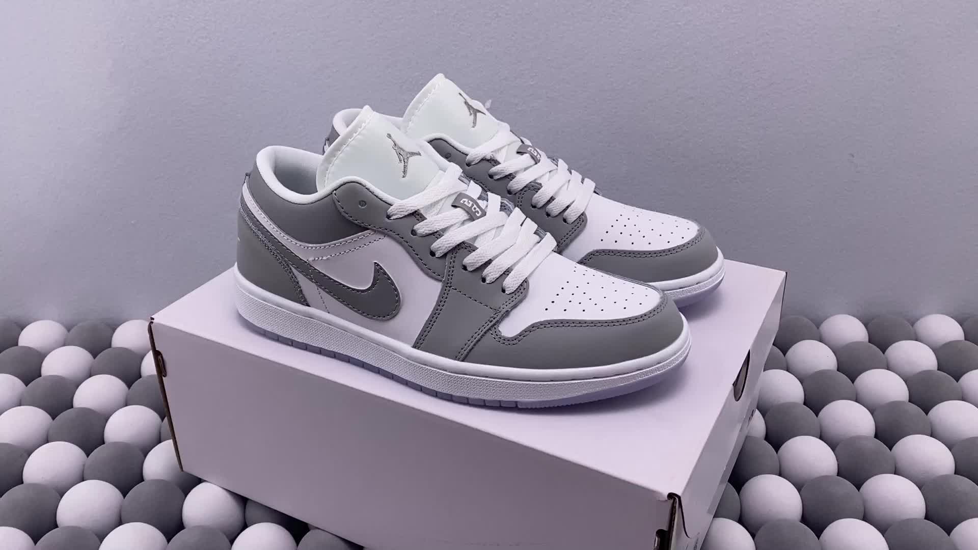 airjordan1lowwolfgrey女款灰仔ioraj1低nfbp