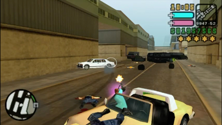 [图]【GTA: Vice City Stories】罪恶都市传奇 Drive by——minigun（加特林机枪）