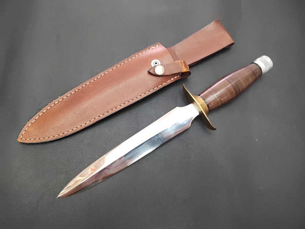 非常稀少罕见的80年代意大利特种部队,突击匕首.全品无瑕疵