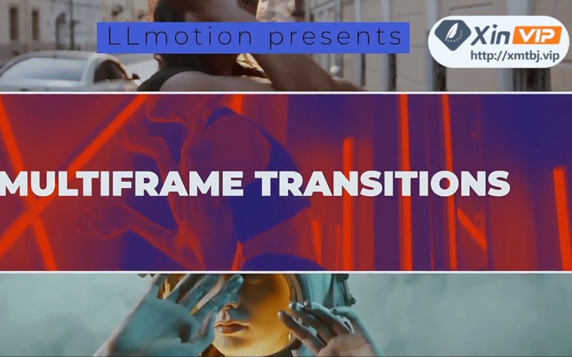 FCPX插件Final Cut Pro 32个创意多画面组合分屏转场过渡 Multiframe Transitions哔哩哔哩bilibili