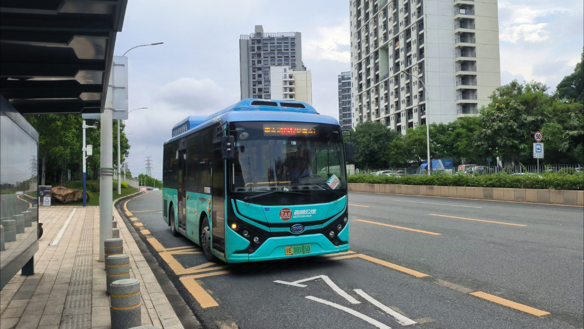 [西部公汽の比亚迪k7]西部公汽b947路区间pov(光明实验学校--长圳地铁