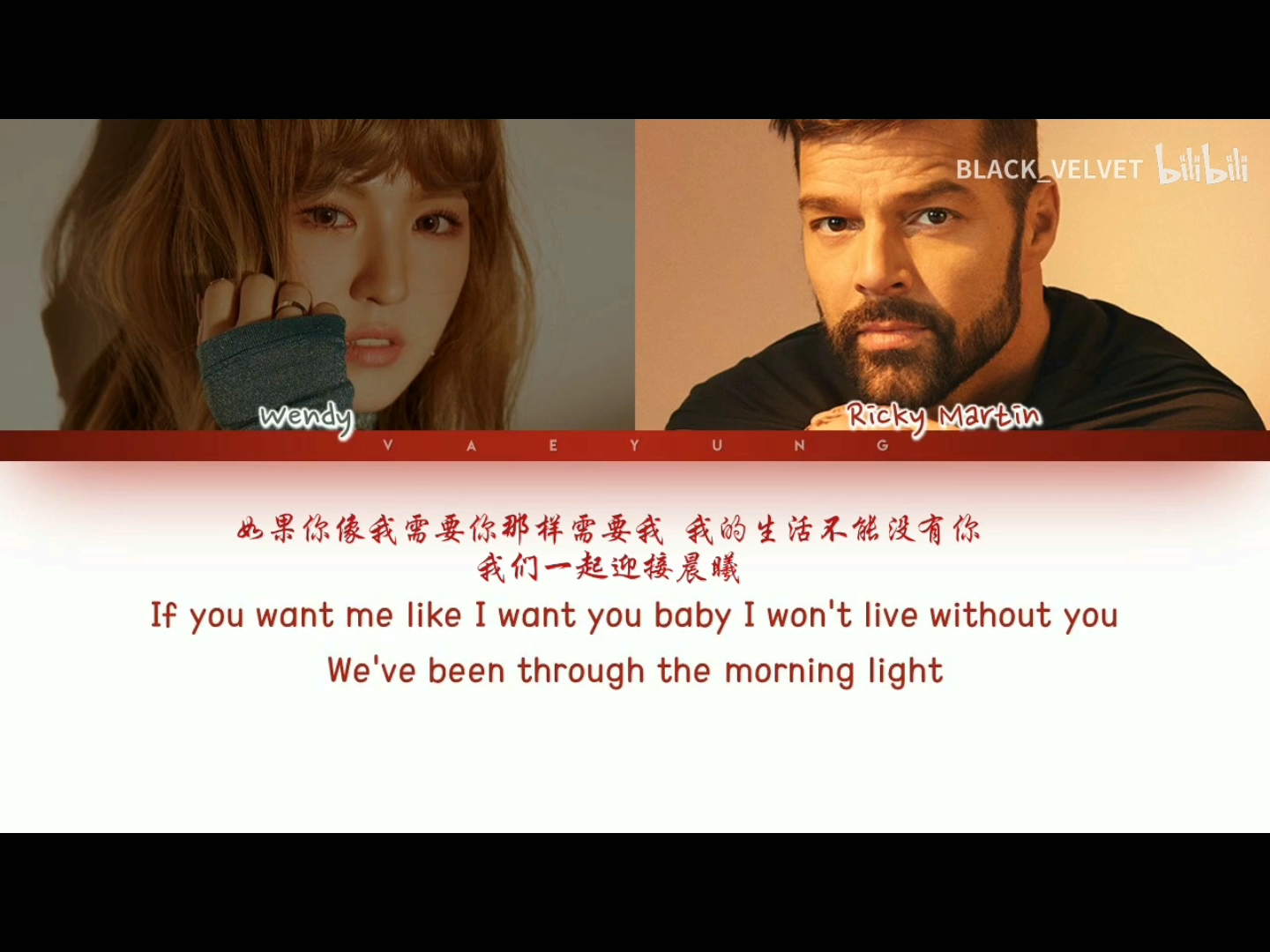 [图]Ricky Martin、Wendy-Vente Pa' Ca 中字歌词版