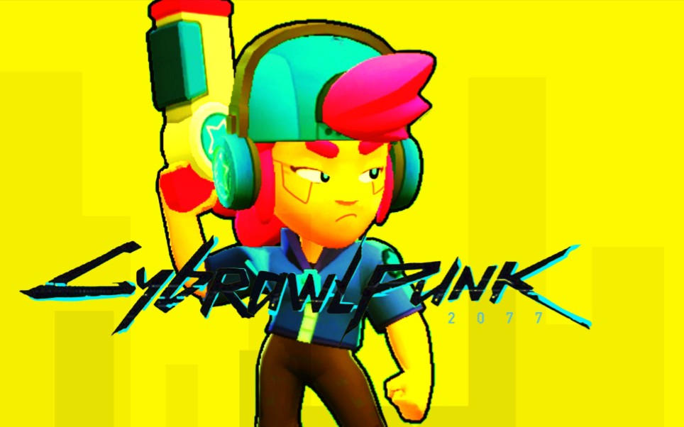 【荒野乱斗】赛博朋克2077—荒野乱斗特供版:《cybrawlpunk2077》