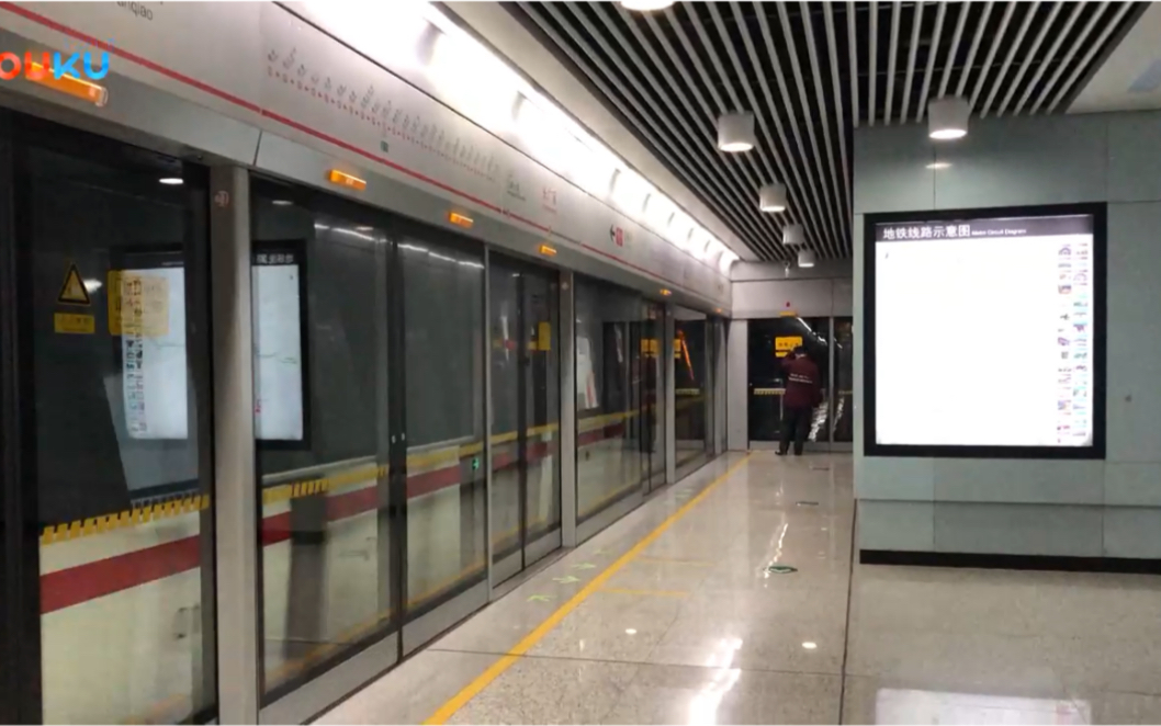 搬运无锡地铁1号线出长广溪回送线进站往堰桥方向