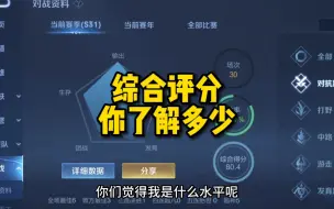 Download Video: 综合评分你了解多少？高于80是高手！不够60直接弃号？这太真实了