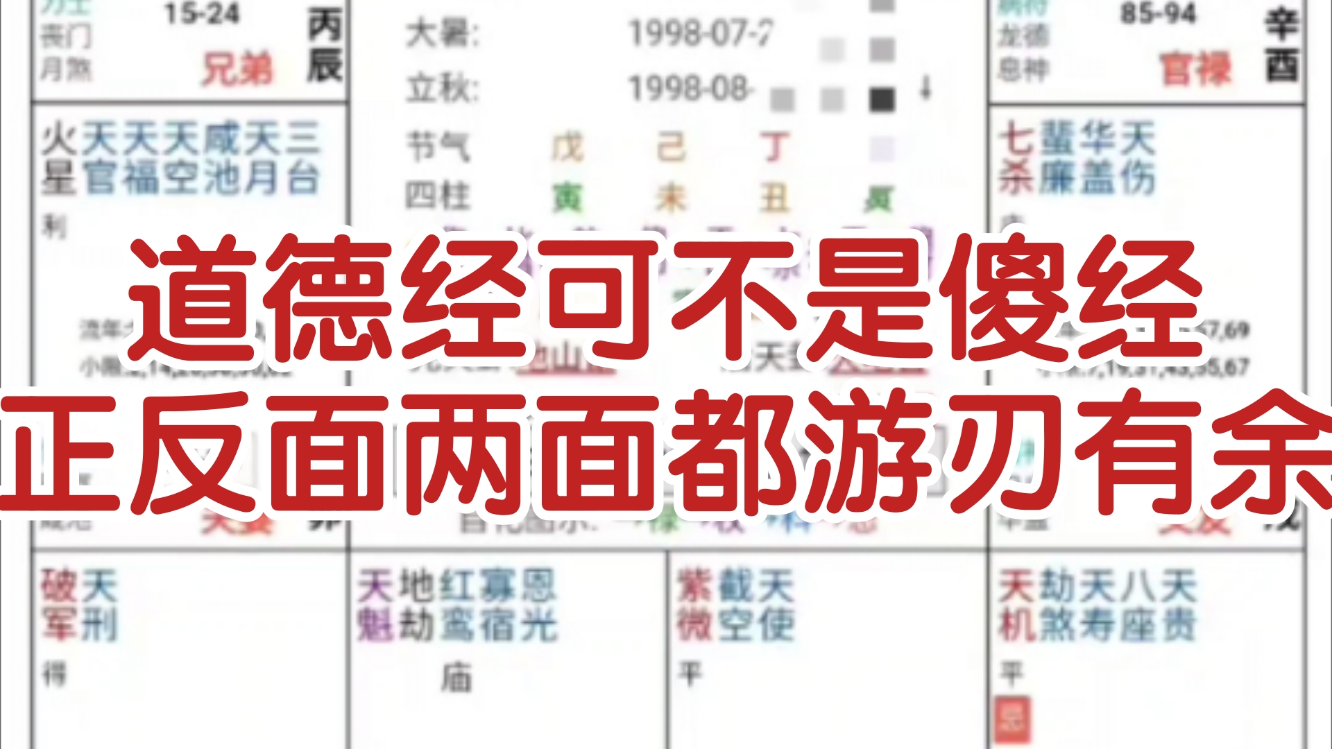 紫微斗数案例天纪/144,家庭的不顺,无法改变.要反思自己,改变自己的不足,一个巴掌拍不响,只有改变自己,才能影响他人.哔哩哔哩bilibili