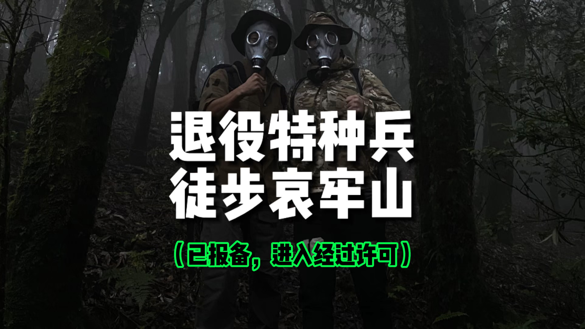 挑战系列之哀牢山！本次徒步路线，合理合法合规，经过报备，允许进入。不夸大宣传，正常展示允许徒步的经历。