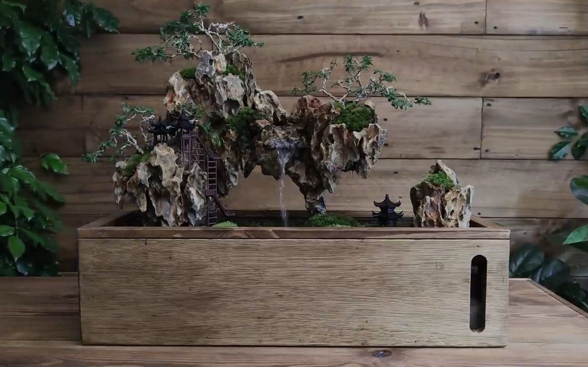 微景观——盆景瀑布