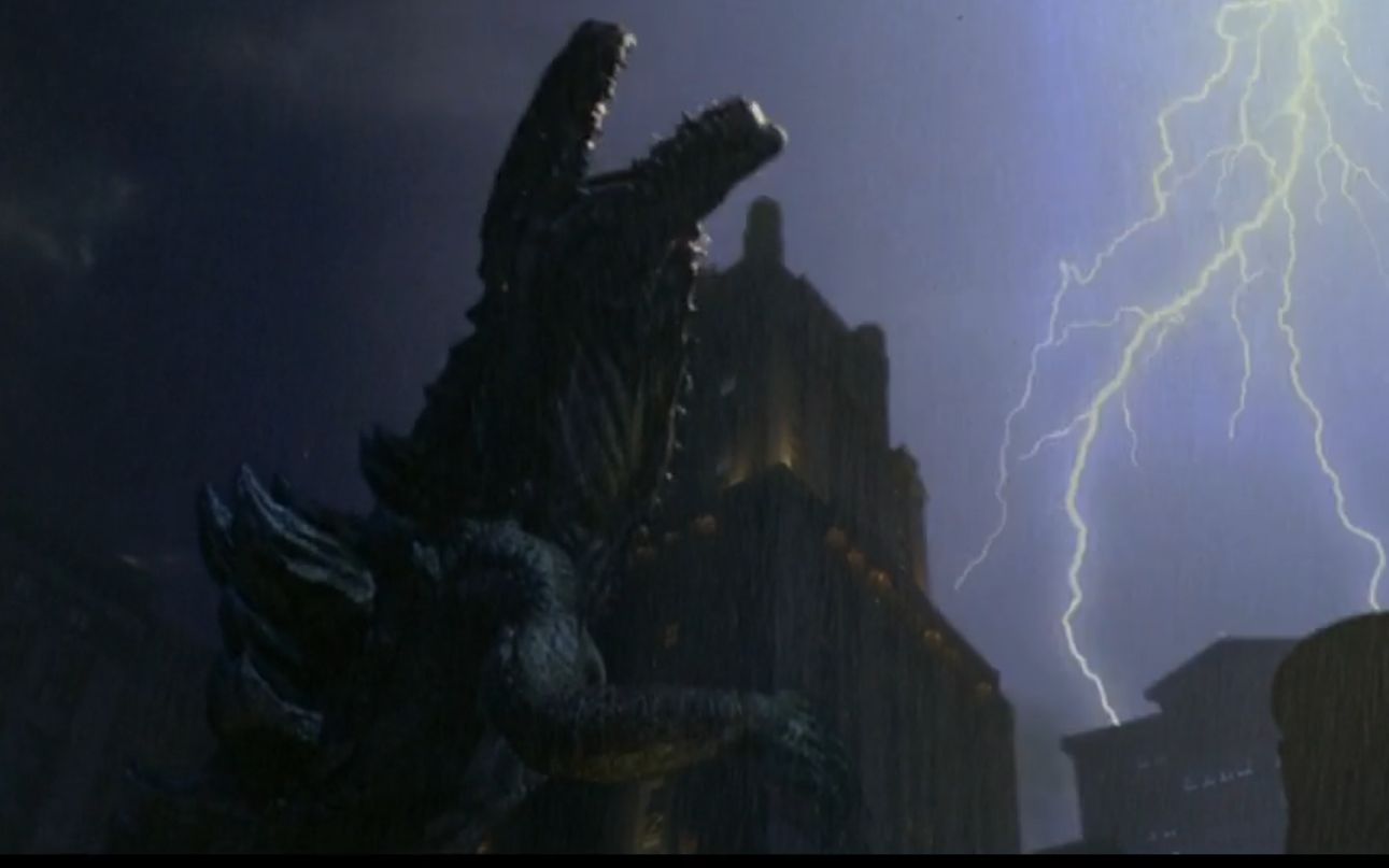 科幻片史上最弱哥斯拉被人类残忍杀害后幼崽也被一网打尽