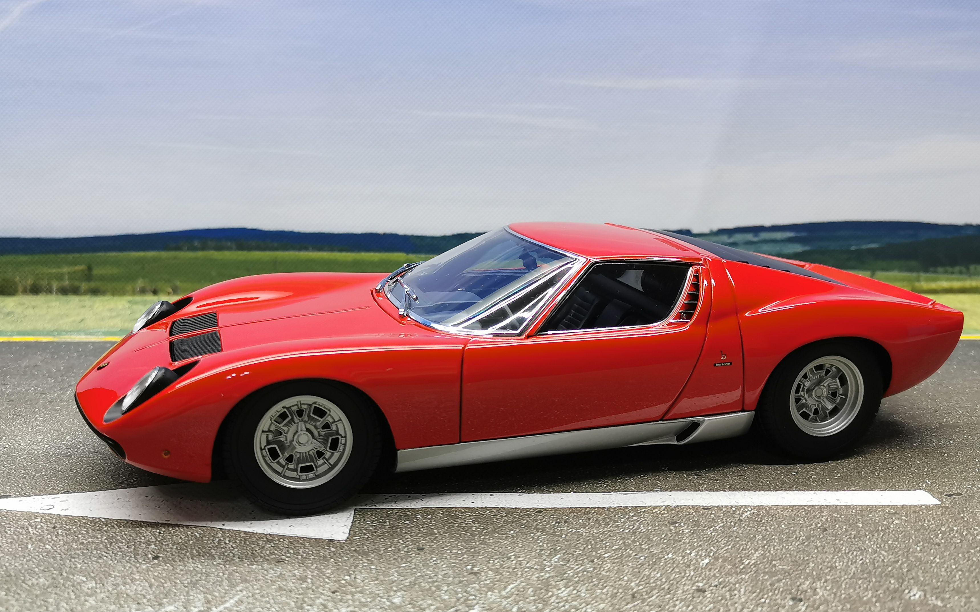 车模 第36期 autoart lamborghini miura sv 兰博基尼 缪拉 1:18 车模