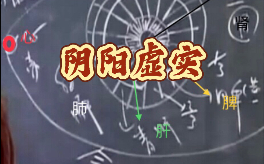 [图]阳实、阴实、阳虚、阴虚、阴不生阳、阳不制阴（潘毅老师讲中医基础理论）