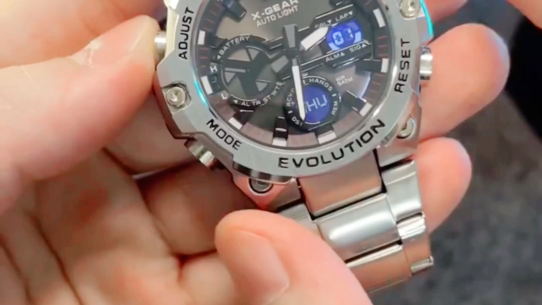 华强北钢铁之心开箱测评.男士机械表