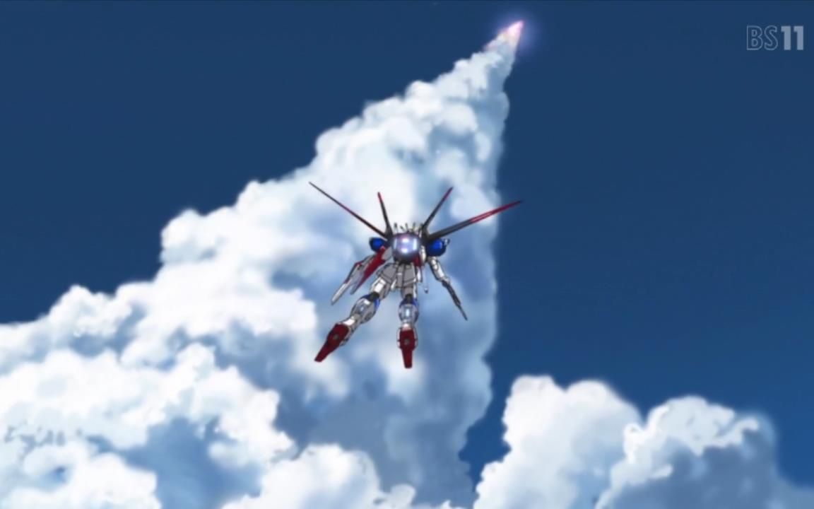 【粤语】机动战士高达seed destiny:惊世三枪,人体描边枪法_哔哩哔哩