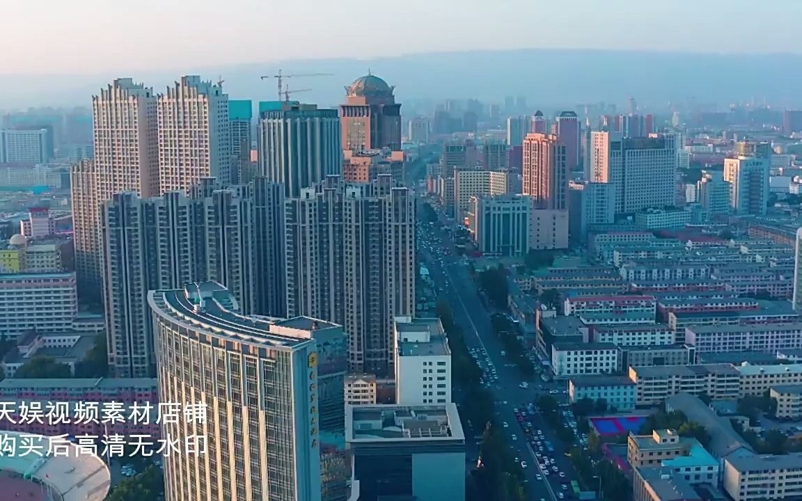 [图]5139247 呼和浩特4K航拍呼和浩特夜景呼和浩特街景城市建设宣传片视频素材