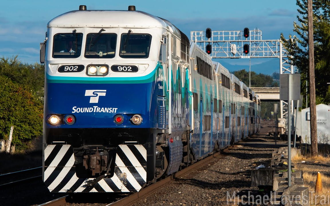 train action on the bnsf seattle subdivision in september 2021