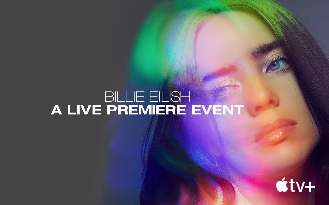碧梨bilie eilish(比莉·艾利什)纪录片首映现场live与苹果音乐zane