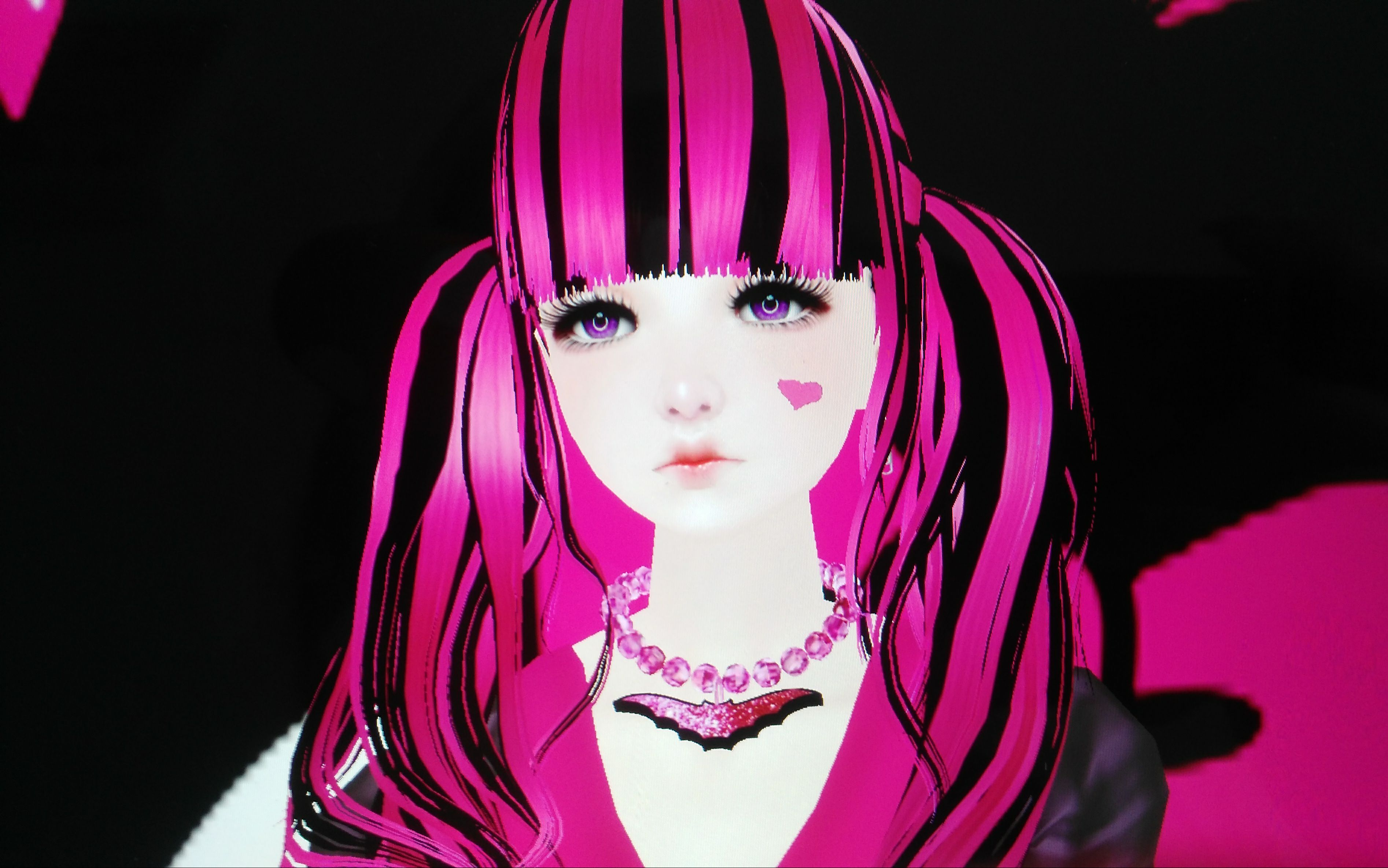 精灵高中自己捏的3d精灵高中血妞小拉拉