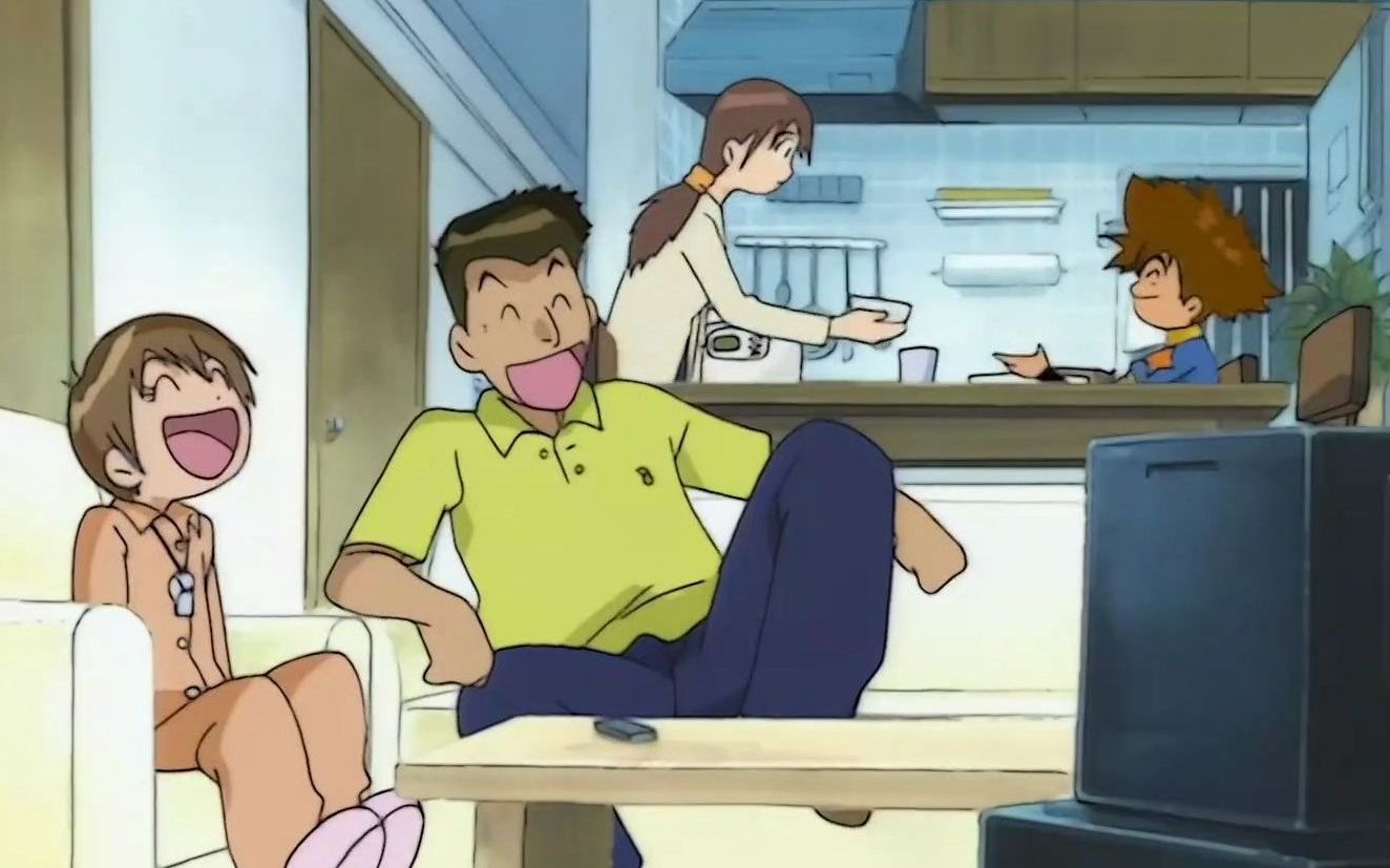 英语太一和光子郎不同家庭氛围2