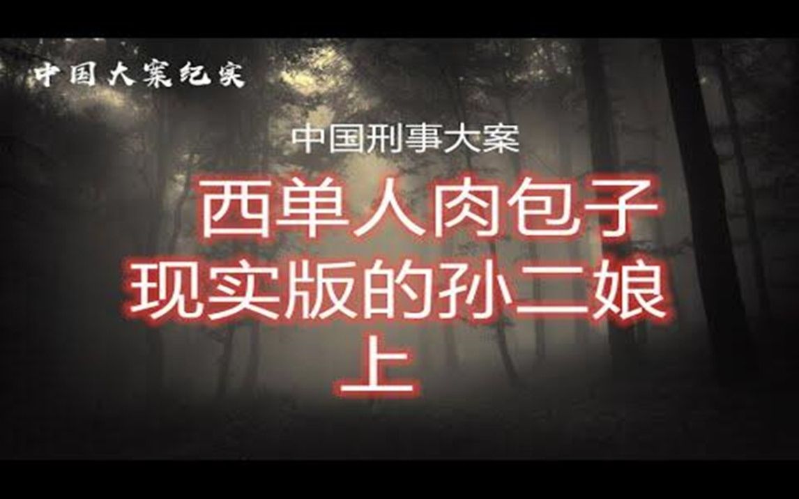 [图]《中国刑事大案》西单人肉包子 现实版孙二娘