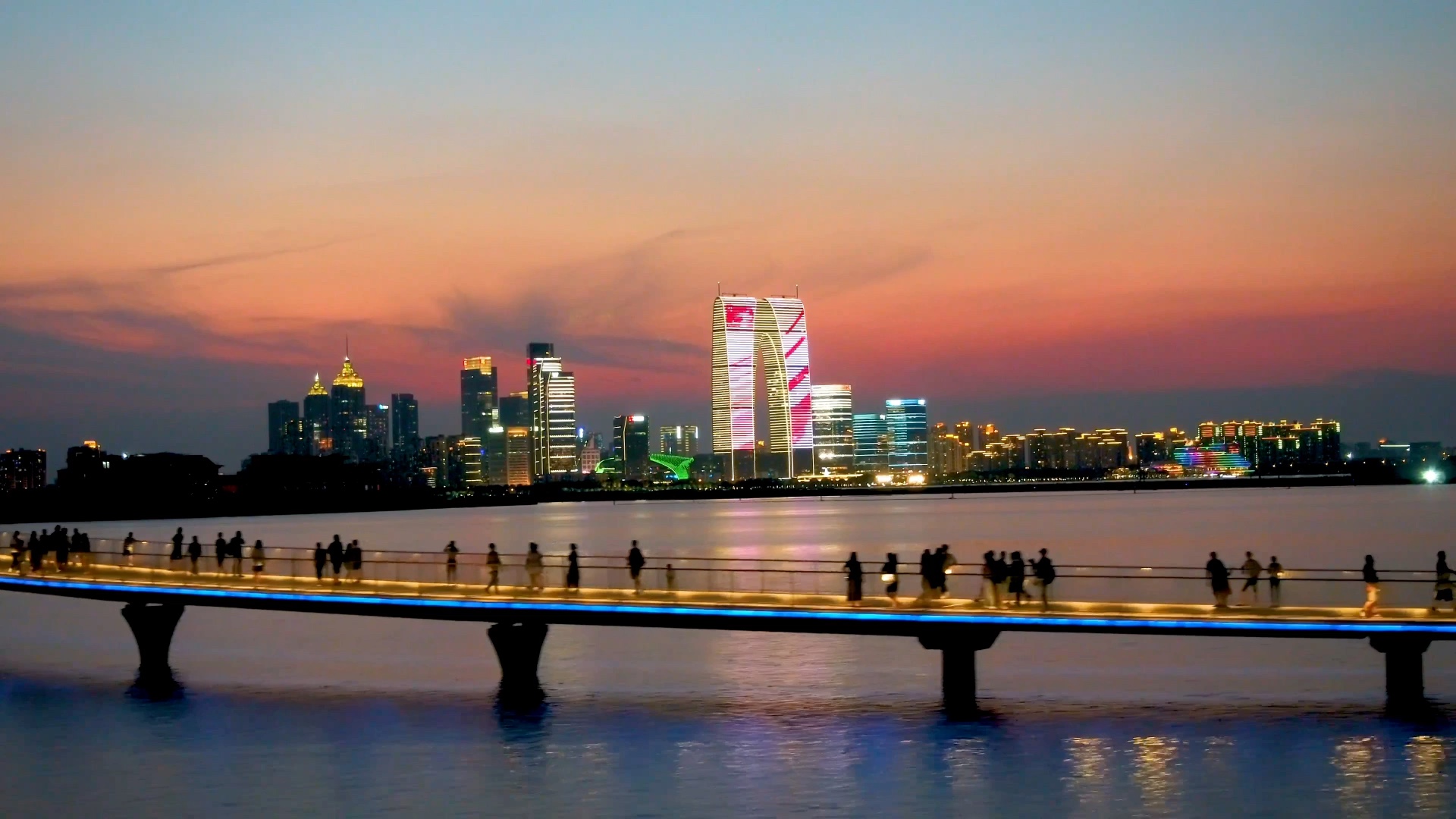 苏州金水湾栈桥航拍