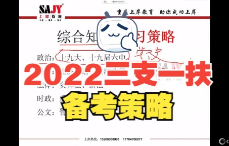 重庆上岸教育:2022重庆三支一扶考情——备考策略指导建议哔哩哔哩bilibili