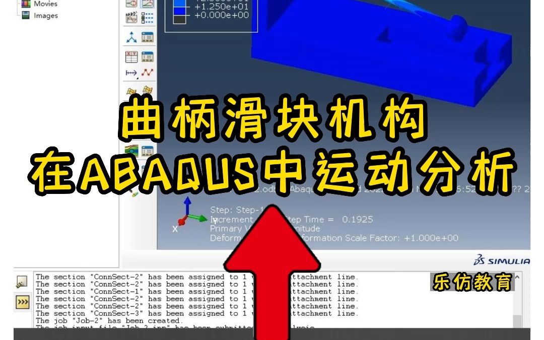 Abaqus实战小案例——曲柄滑块哔哩哔哩bilibili