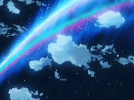 【星空奇观】梦幻彩虹夜空