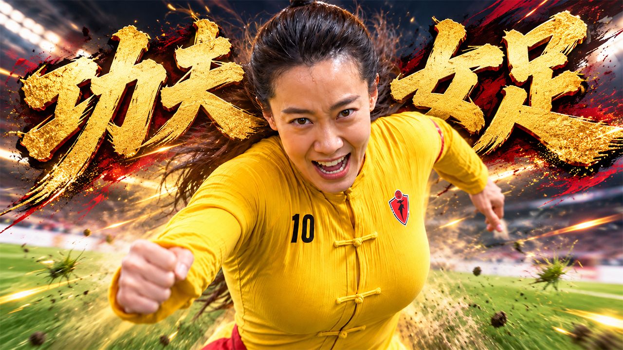 2026最新动作大片《功夫女足》，票房狂揽23亿，周星驰再创巅峰！