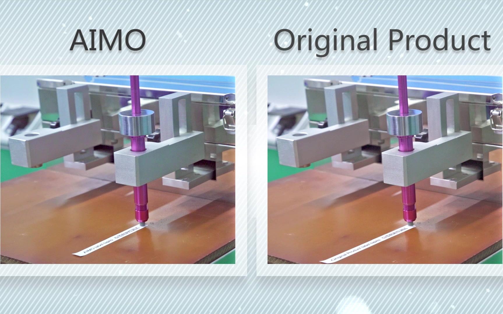 AIMO和原装品牌的标签色带耐磨性比对测评哔哩哔哩bilibili